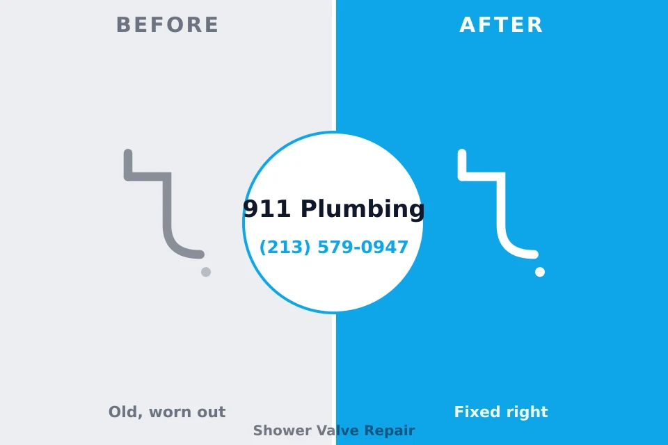 Before and after: plumbing repair Walled Lake, MI